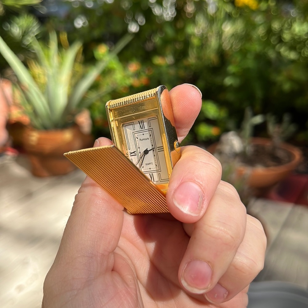 RUMOURS gold vintage pocket watch